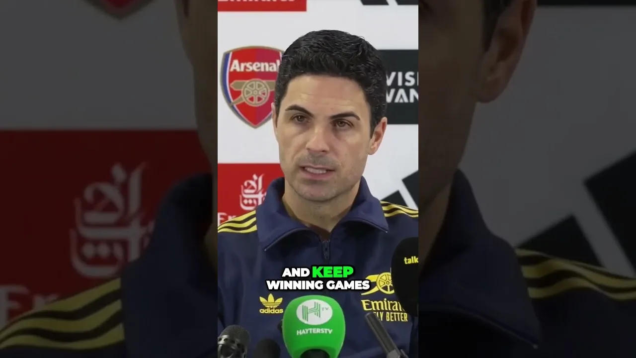Mikel Arteta on Managing Squad Depth #arsenal #arteta #football #viral #shorts